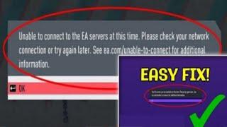 How to Fix EA Unable to connect to Ultimate Team at this time. To learn more about the factors.