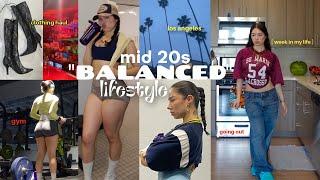 LIVING A BALANCED LIFE: gym sesh, LA trip, lip filler, what i eat out, wellness, thrift haul+more!h