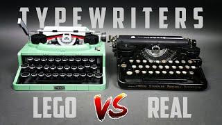 LEGO 21327 Typewriter VS Real Vintage Typewriter