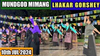 Mundgod Doeguling Mimang Lhakar Gorshey On 10th Jul 2024 #mundgod #tibetanculture #gorshey #lhakar