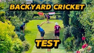 Backyard Cricket Test | Pinks V Blues