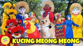 ONDEL ONDEL BARONGSAI DAN BADUT  JOGET LAGU KUCING MEONG MEONG REMIX| LAGU KUCING MEONG MEONG REMIX