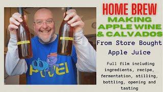 Making Strong Apple Wine & Calvados from Store Bought Apple Juice: A HomeBrew & Air Still Adventure!