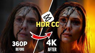 4k HDR Video Editing in Capcut | HDR Effect Capcut | HDR CC Very Easy in Capcut 2023