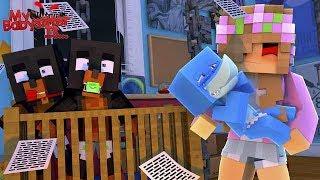 MY BABYSITTER IS .... EVIL LITTLE KELLY IS BACK !!! Minecraft w/ Sharky, Donut the Dog and Baby  Max