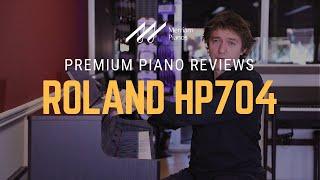 Roland HP704 Digital Piano Review - PHA-50 Keyboard Action, 4 Speaker Audio System