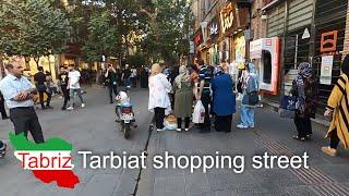 Walking on Tarbiat Street, Tabriz, East Azerbaijan, Iran