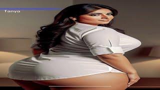 AI Divas Plus Size Lookbook | Indian Model AI Bedroom Fashion | AI Lookbook #aishortsvideo