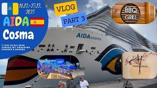 Aida Cosma 7 Tage Kanaren Vlog (16.12.-23.12.2023) Notfall an Bord !!