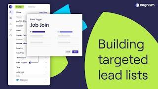 Cognism for marketers | Building targeted lead lists in 15 minutes or less