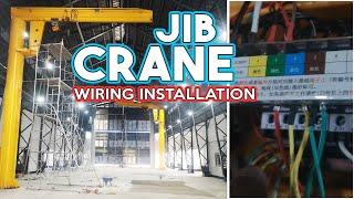 JIB CRANE Wiring Installation at Shipyard