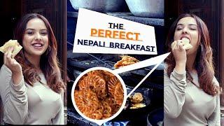 THE PERFECT NEPALI BREAKFAST ||Coca-Cola Hunger Hunt ||Laxmi Krishna Mithaai Pasal ||VMAG