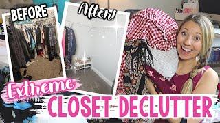 EXTREME CLOSET DECLUTTER 2020 // JOURNEY TO MINIMALISM | Jessica Elle