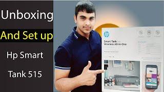 HP Smart Tank 515 Wireless All-in-One Printer Unboxing and Setup Tutorial, #hpsmarttank515printer,