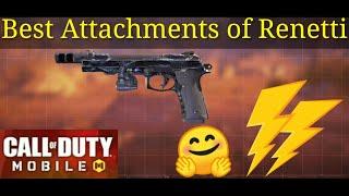 Best attachments of Renetti | COD Mobile Renetti best attachments