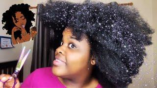 How to TRIM Natural Hair At Home |   STOP BREAKAGE, KNOTS & SPLIT ENDS in their paths!!!!