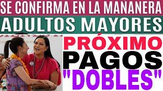 EN VIVO DOBLE PAGO 1 SEPTIEMBRE ADULTOS MAYORES $6,000 + $3100 REGISTROS AGOSTO AMLO CLAUDIA.wje