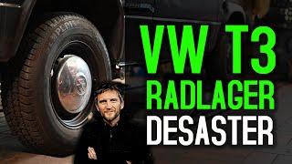 VW T3 Radlager tauschen und die Kupplungsgeberzylinder Katastrophe.