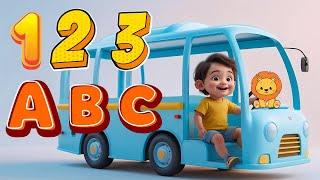 ABC Song, Alphabets A-Z, Numbers 1-10, Counting & Phonics | Fun Educational Compilation for Toddlers