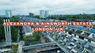 Alexandra & Ainsworth Estate, London, UK, Drone Footage (4K)