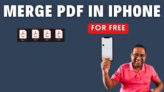 How to Merger multiple pdf files for free on iphone