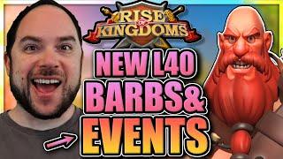 Higher level barbs, new king skills and combat improvements! [Thanksgiving update!] Rise of Kingdoms