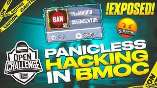 TEAM PANICLESS USING HACKS IN BMOC | AIMGOD ACCOUNT BANNED | BGMI | IOSZERO WINIOS ZERO