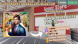 Supermarket Cashier Game 3D v1.0.30 Mod Apk Unlimited Money No Ads Free Rewards New Update 2024