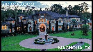 $10,000,000 LUXURY REAL ESTATE TOUR - MAGNOLIA, TX