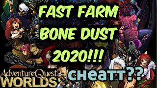 AQW BONE DUST FAST FARM 2020 CHEAT?