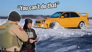DNR Officer Harasses Subaru Driver on Ice