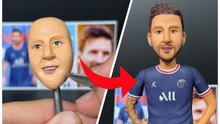 Sculpting Lionel Messi in his new Paris Saint-Germain uniform with Polymer Clay  |  Clay Palace