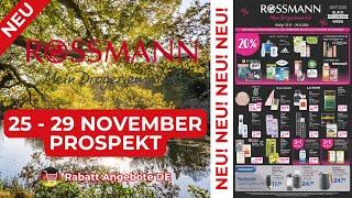 ROSSMANN Werbung Prospekt | Angebote ab 25.11.2024 | Rabatt Angebote DE