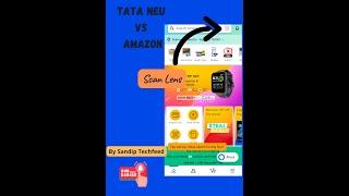 Tata Neu App Vs Amazon App || Amazon App Review - Amazon Scan Lens | #Shorts