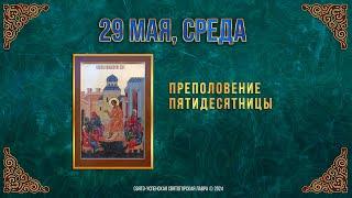 Преполовение Пятидесятницы. 29 мая 2024 г. Православный мультимедийный календарь (видео)
