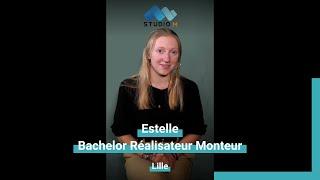 Estelle, Bachelor Monteur Réalisateur chez Studio M Lille