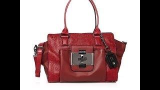 OH by Joy Gryson Glazed Leather Satchel