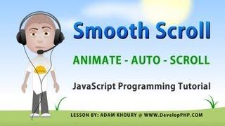 Smooth Auto Scroll Animation Tutorial JavaScript HTML CSS Programming