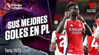 ¡Un crack! Los mejores goles de Bukayo Saka | Premier League | Telemundo Deportes