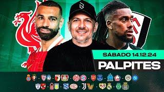 PALPITES DE FUTEBOL PARA HOJE 14 12 2024 (SÁBADO) + BILHETE PRONTO | Boleiros Tips