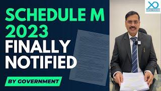 Schedule M 2023 for Pharma Factories Notified by Government -  Pharmadocx Consultants