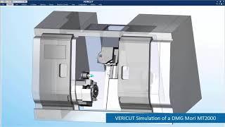 DMG Mori Machine Tool CNC Simulation with VERICUT