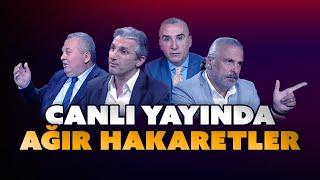 Canlı yayında ağır hakaretler