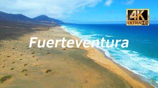 Fuerteventura drone 4K/60fps-Sotavento,Cofete,Morro Jable,Ajuy,Betancuria,LaPared,Jandia,Entallada