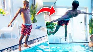 TUFFI CHALLENGE in PISCINA nella STREAM HOUSE ! (100% FINITO MALE  )