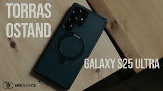 Torras O Stand Case + Schutzfolie für dein Samsung Galaxy S25 Ultra!