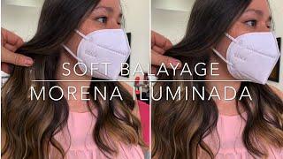 SOFT BALAYAGE  morena iluminada con Olaplex y FANOLA