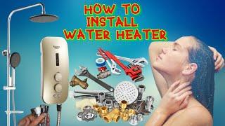 How To Install Water Heater ll Water Heater Easily Installation