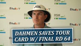 Joel Dahmen Saves PGA Tour Card, Fires Final Round 64 At RSM Classic