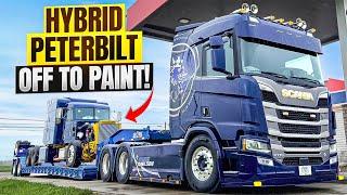 Scania Hauls the Hybrid Peterbilt!
